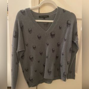 Skull Cashmere grey sweater. Size S GREAT CONDITION